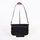 black sequin bag